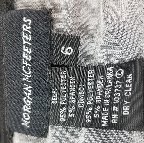 Morgan mefeeters sz 6 stretch knit dress - Picture 3 of 8